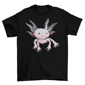 Axolotl Shirt Realistic axolotl animal t-shirt Turquoise Theseus