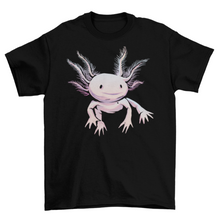 Load image into Gallery viewer, Axolotl Shirt Realistic axolotl animal t-shirt Turquoise Theseus
