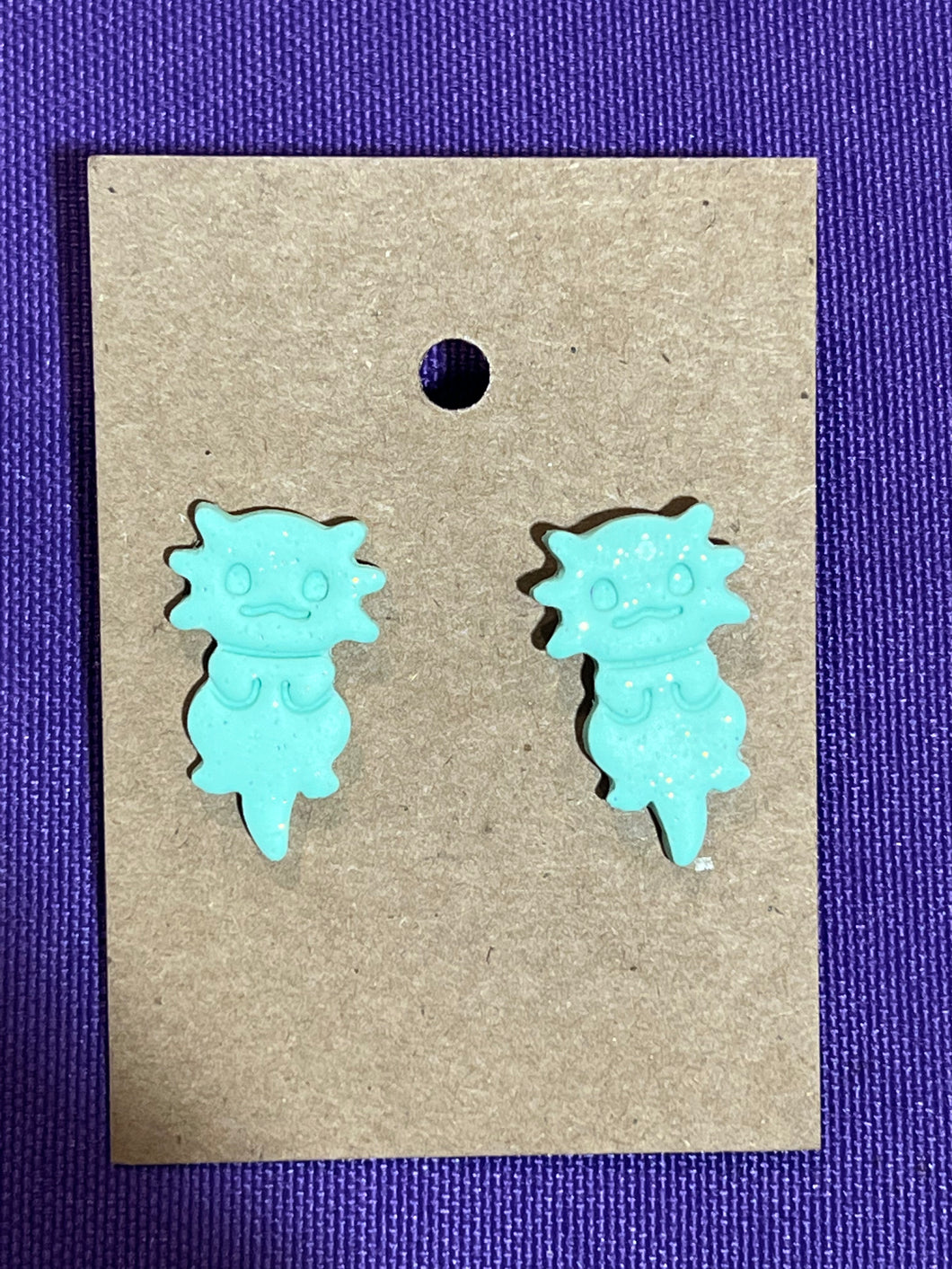Axolotl Earrings Nina's Axolotl Nursery